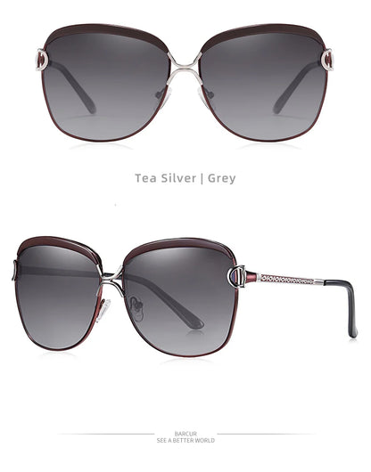 Polarized Ladies Sunglasses Women Gradient Lens
