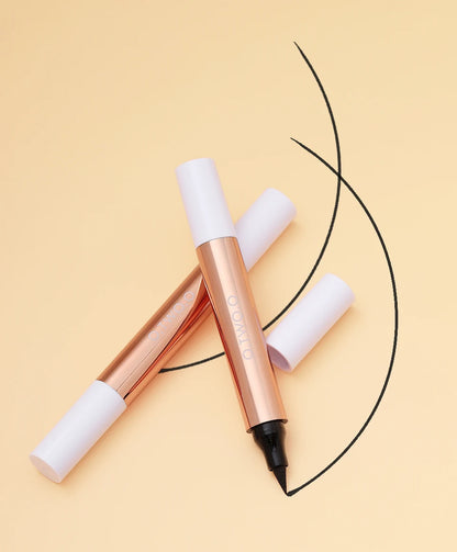 Eyeliner Stamp Black Liquid Eyeliner Pen Waterproof Fast Dry