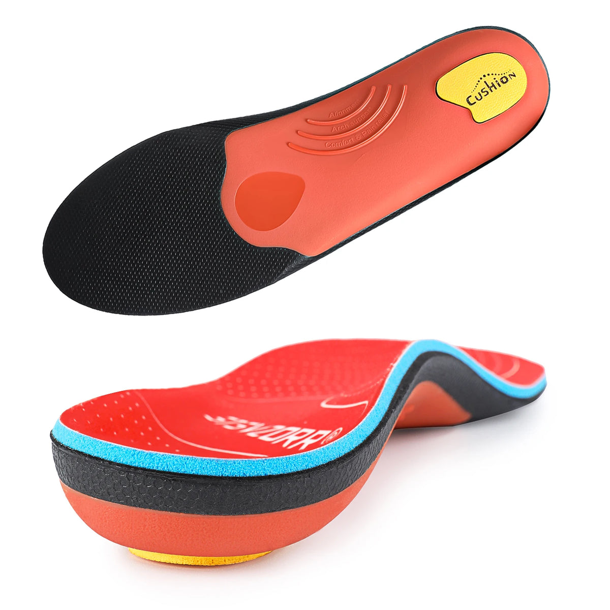 Plantar Fasciitis Arch Support Orthopedic Insoles Sport Pad