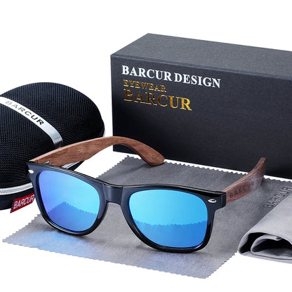 Black Walnut Sunglasses Wood Polarized Sunglasses Men