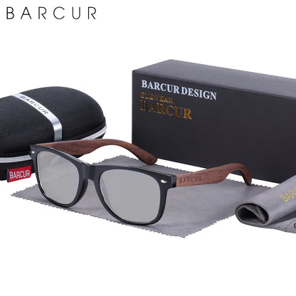 Black Walnut Sunglasses Wood Polarized Sunglasses Men
