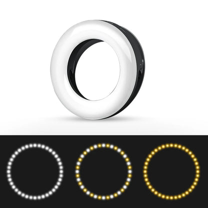 Portable LED Selfie Ring Light Flash