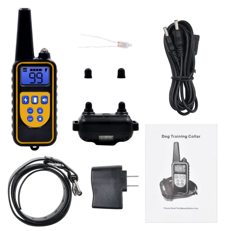 Electric Dog Training Collar Dog Anti Bark Waterproof