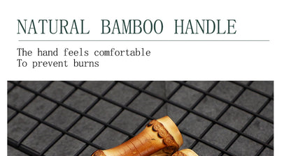 Natural Bamboo Handle Cutlery Set Tableware