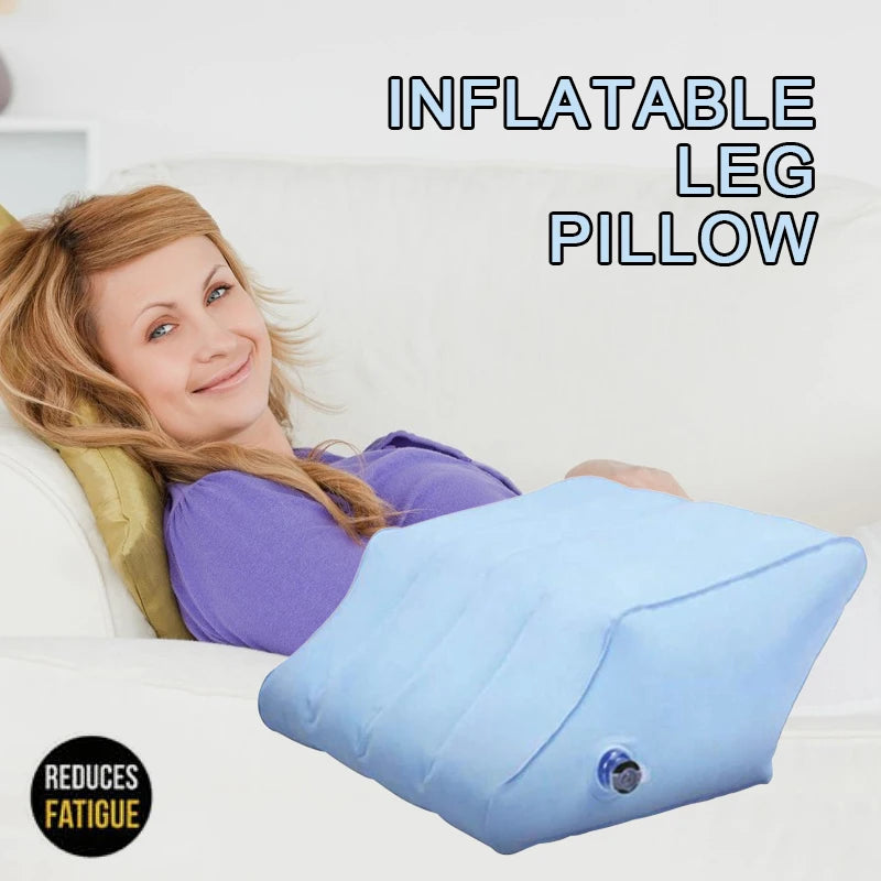 Inflatable Velvet Leg Pillow Plastic Camping Soft Inflatable