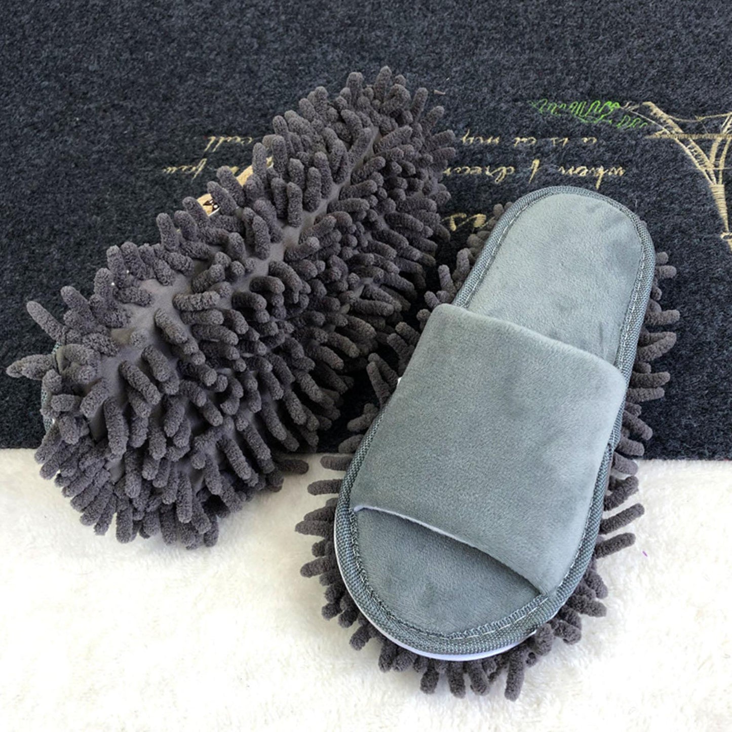 Lazy Mop Slippers Floor Dust Cleaning Slippers Shoes