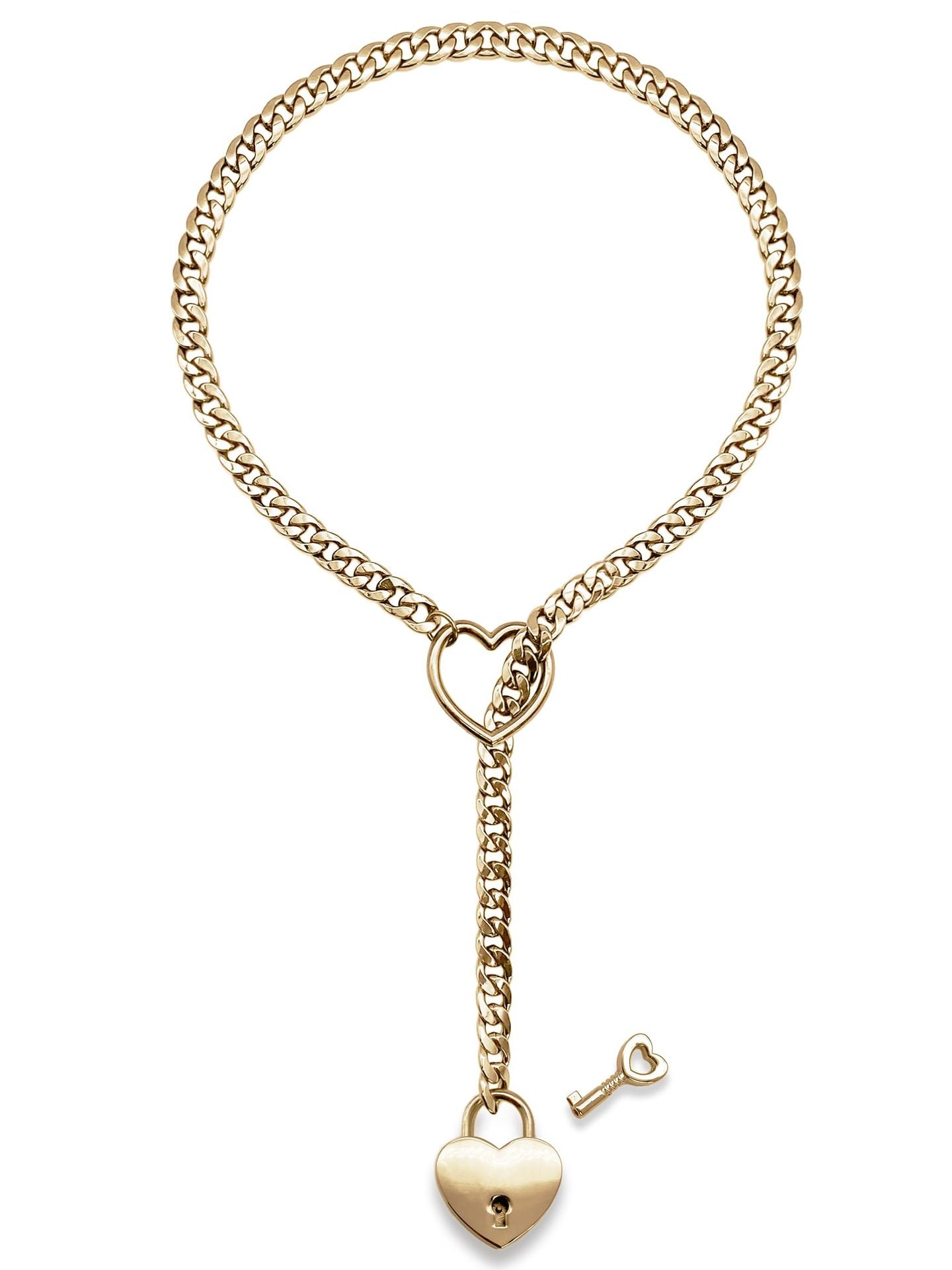 Fashion Jewelry New Slip Chain Necklace Heart O-Ring