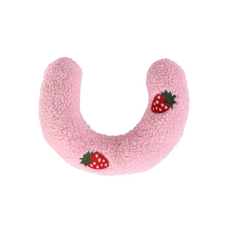 Pet Dog Cat Pillow Protect Cervical Spine Deep Sleep U-shape Pillow