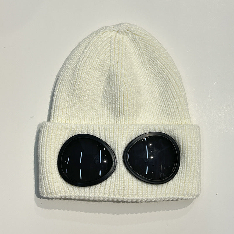 Warm Ski Mask Hats Caps Women Men Winter Windproof Glasses