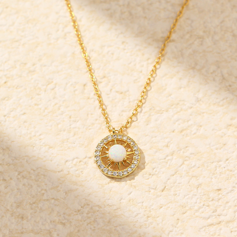 Fashion Jewelry Niche Moon And Sun Necklace