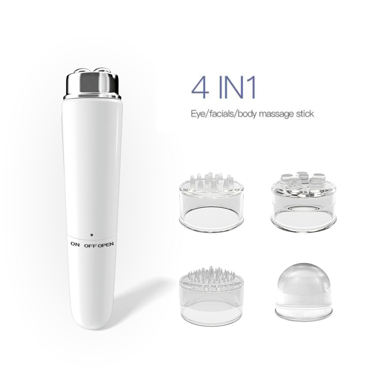 4 In 1 Electric Facial Massager Micro Vibration Eye Beauty