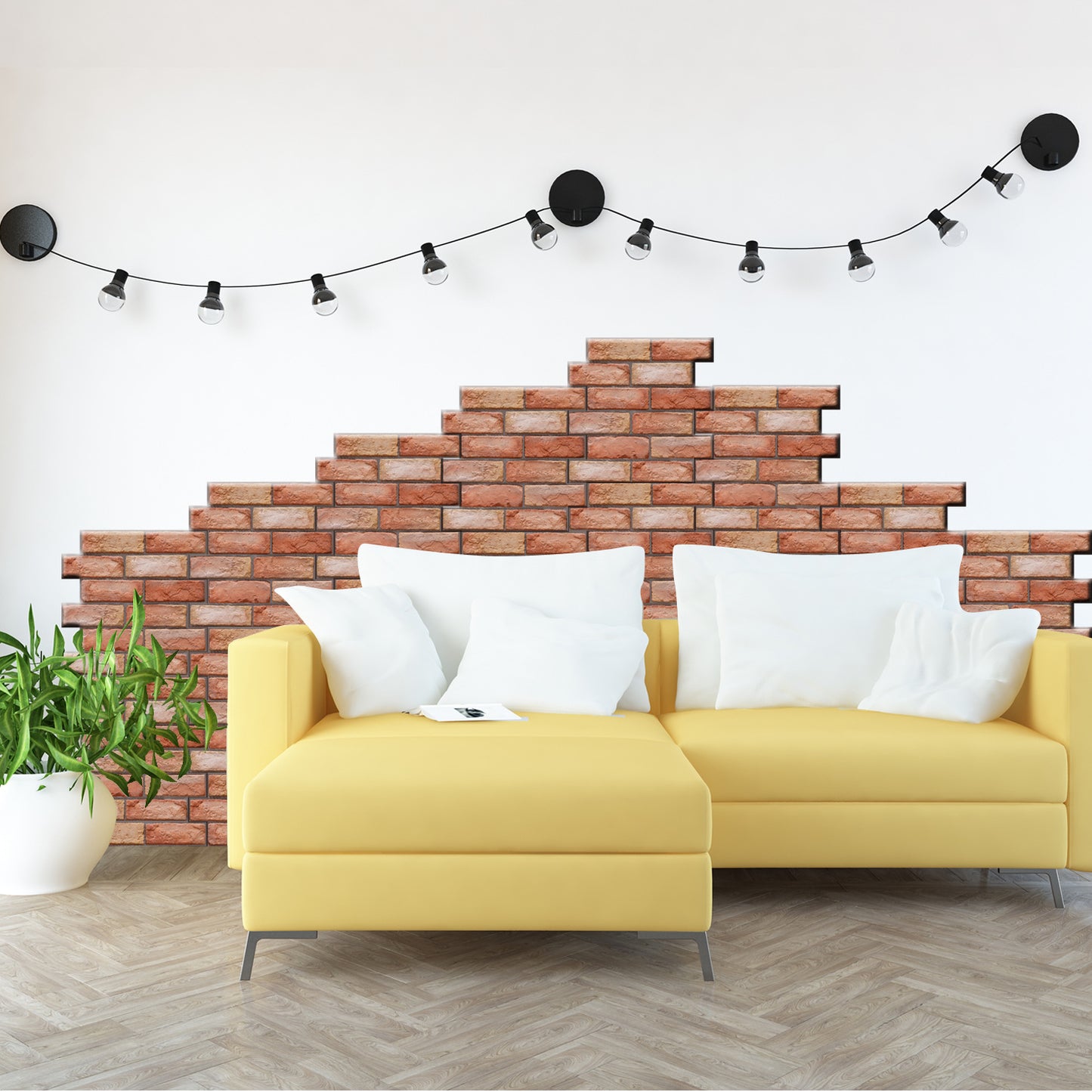 10Pcs 3D Wall Stickers PVC Self-adhesive Wallpapers