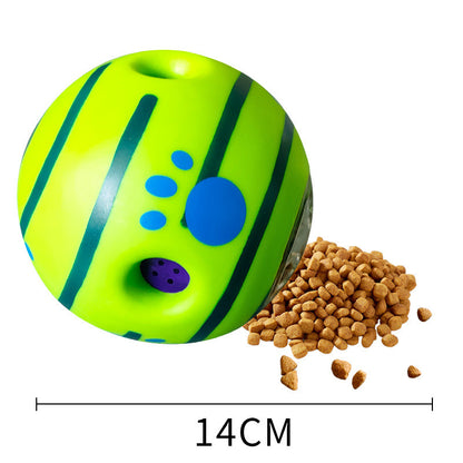 Dog Relieving Stuffy Toys Molar Long Lasting Food Leakage Toy Ball