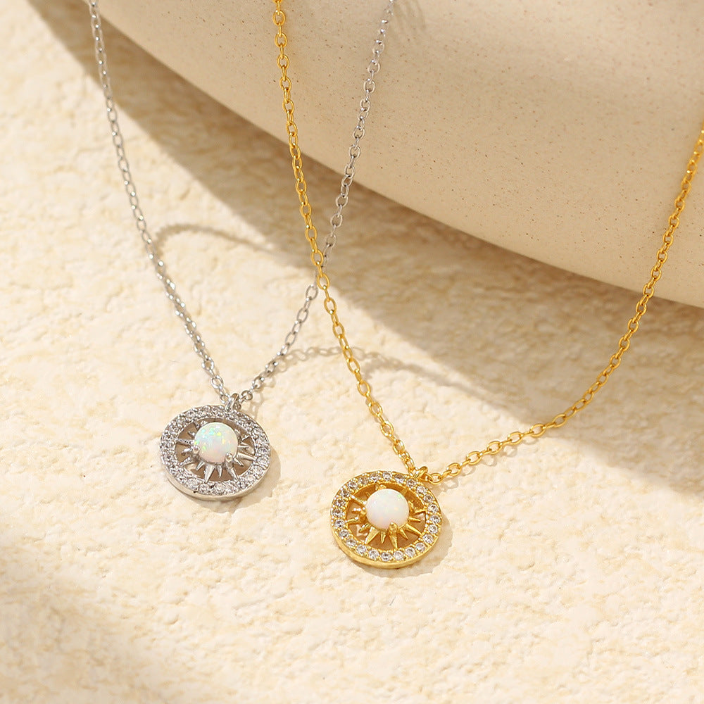 Fashion Jewelry Niche Moon And Sun Necklace
