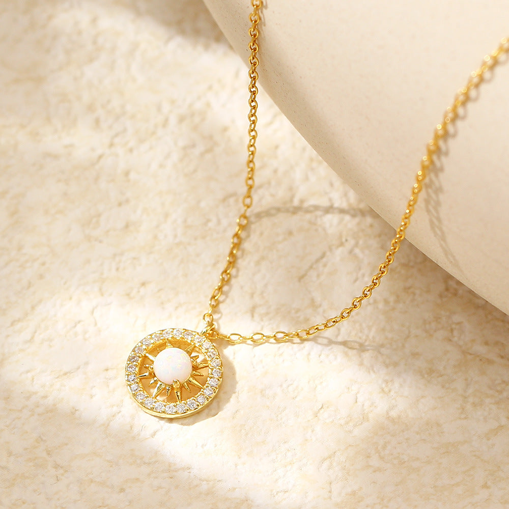 Fashion Jewelry Niche Moon And Sun Necklace