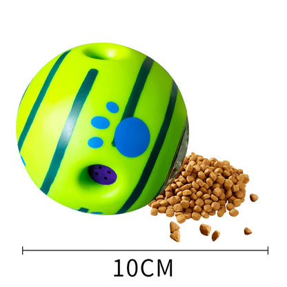 Dog Relieving Stuffy Toys Molar Long Lasting Food Leakage Toy Ball