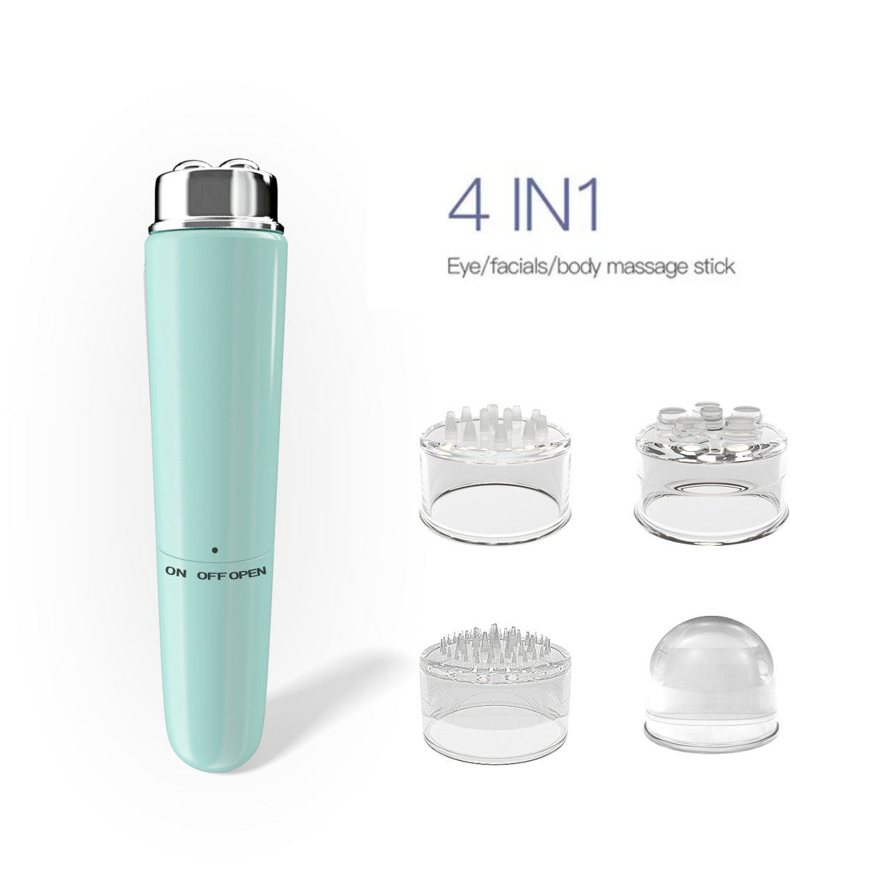 4 In 1 Electric Facial Massager Micro Vibration Eye Beauty