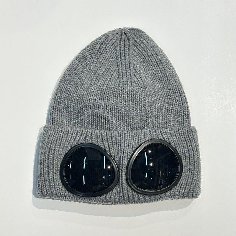 Warm Ski Mask Hats Caps Women Men Winter Windproof Glasses