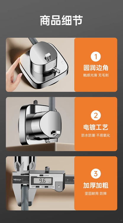 360° Adjustable Non Punching Bathroom Shower Stand