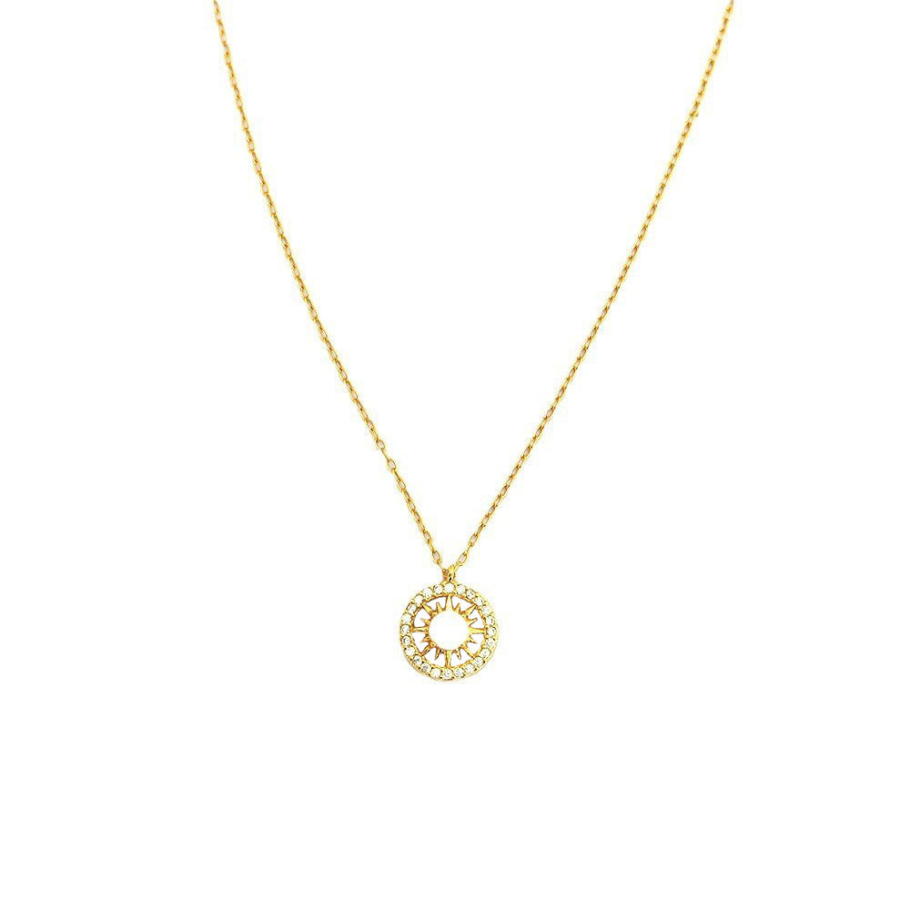 Fashion Jewelry Niche Moon And Sun Necklace