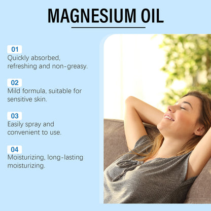 Magnesium Oil Moisturizing Spray Better Sleep Relieve