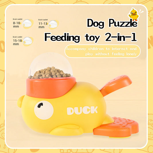 Dog Puzzle Feeder Interactive Pet Food Treat Dispenser Training Pet