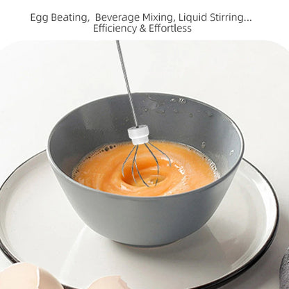HOT  Electric Milk Frother + Egg Beater Wireless Type-C Charging