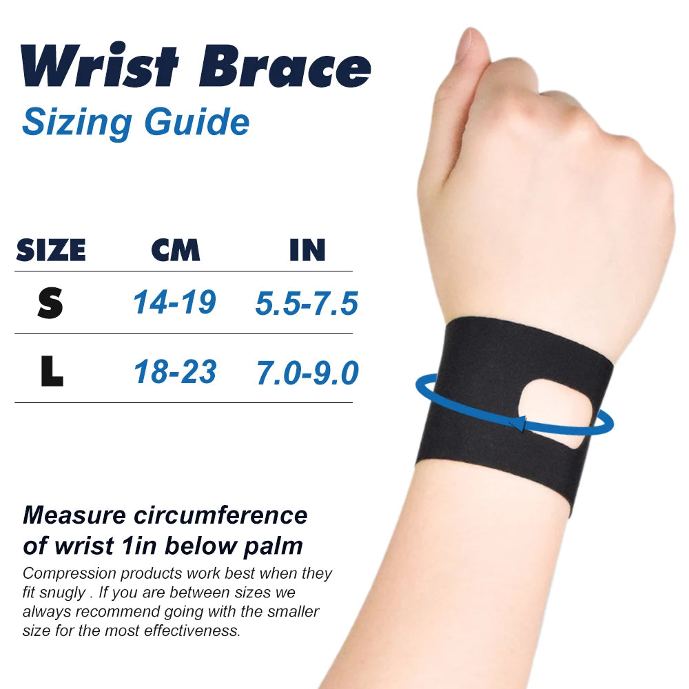 1 Pcs Adjustable Support Wrist Brace Thin Sports