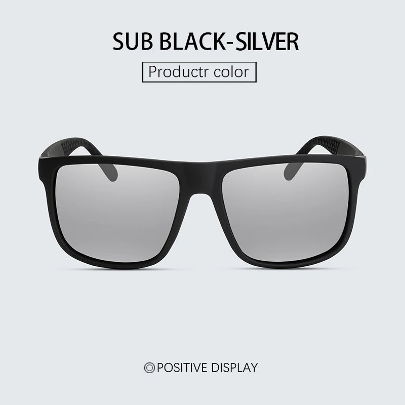 Brand Designer Men's Sun Glasses Vintage Square Sunglasses