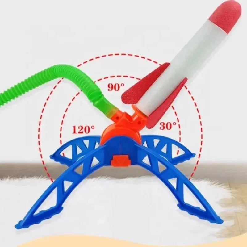 Kids Outdoor Rocket Foot Pump Outdoor Air Pressing Soaring