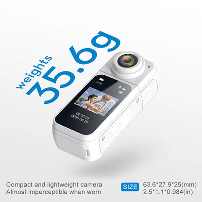 Motorcycle Mini Recorder 2.7K Finger Action Camera Lightweight