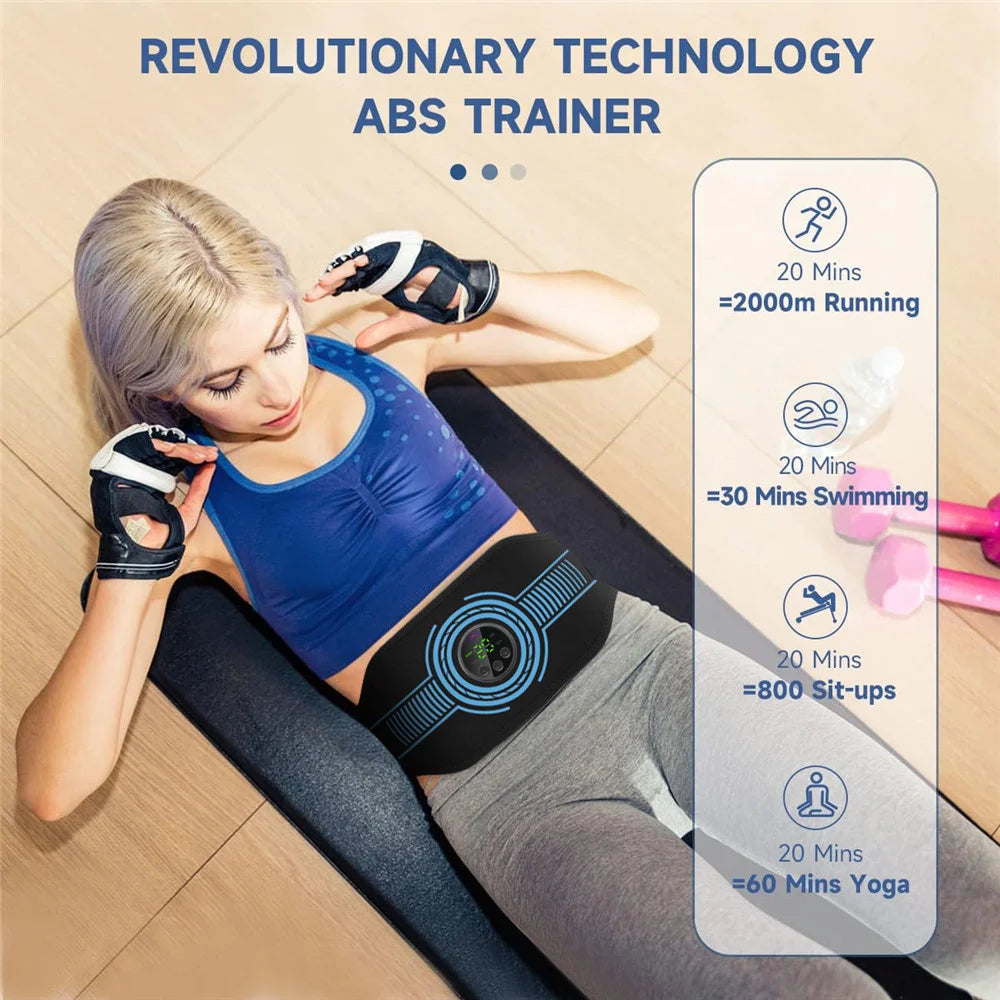 Intelligent EMS Belt Massage Set Full Body Muscle Stimulation