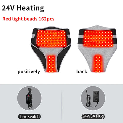 Red Light Heating Women's Underwear with Abdominal Massager Relieves