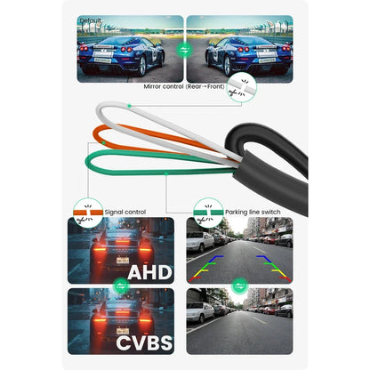 Car Rear View Camera Full HD Night Vision 170° Fisheye Lens
