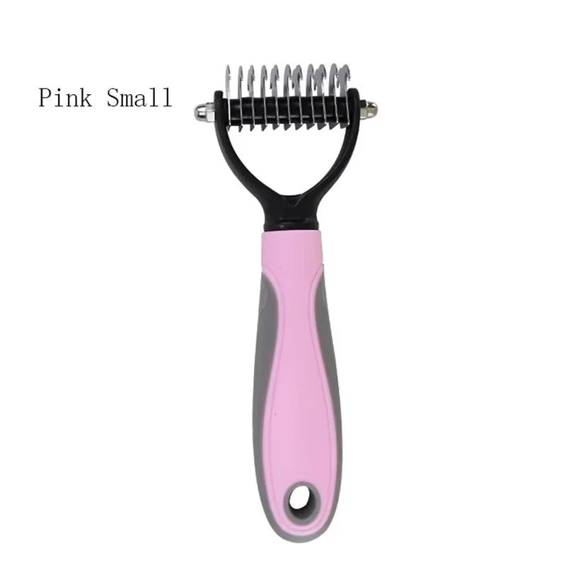 Double Sided Pet Grooming Comb Stainless Steel Dematting