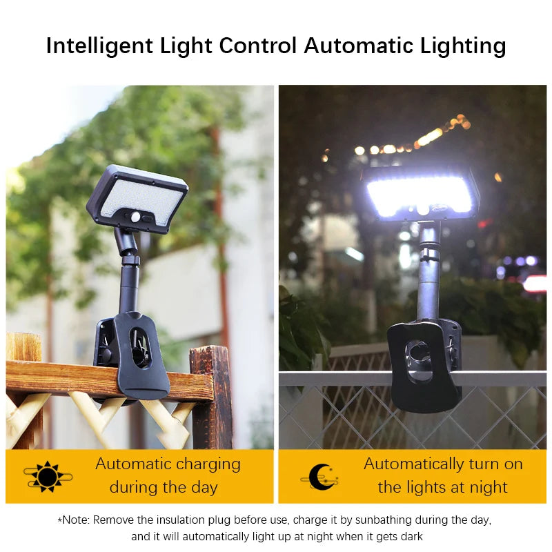 92 LED Solar Clip-on Motion Sensor Lights, LED Street Light