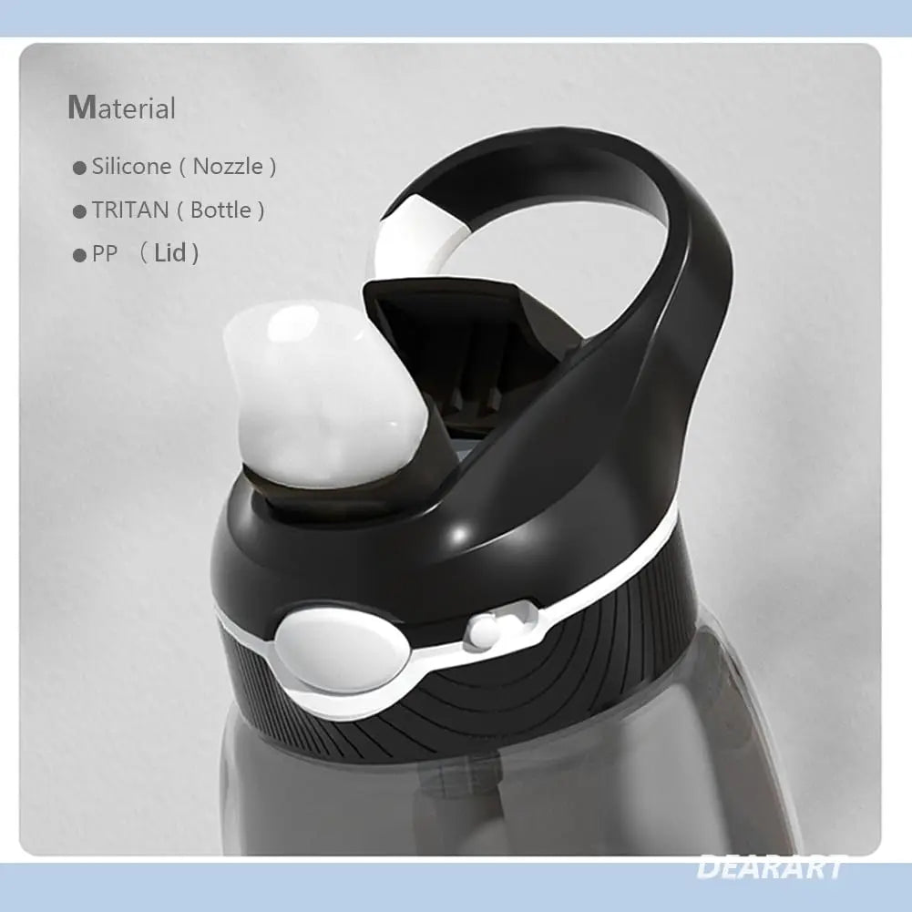 750ml Portable Sports Water Bottle With Straw For Camping Outdoor