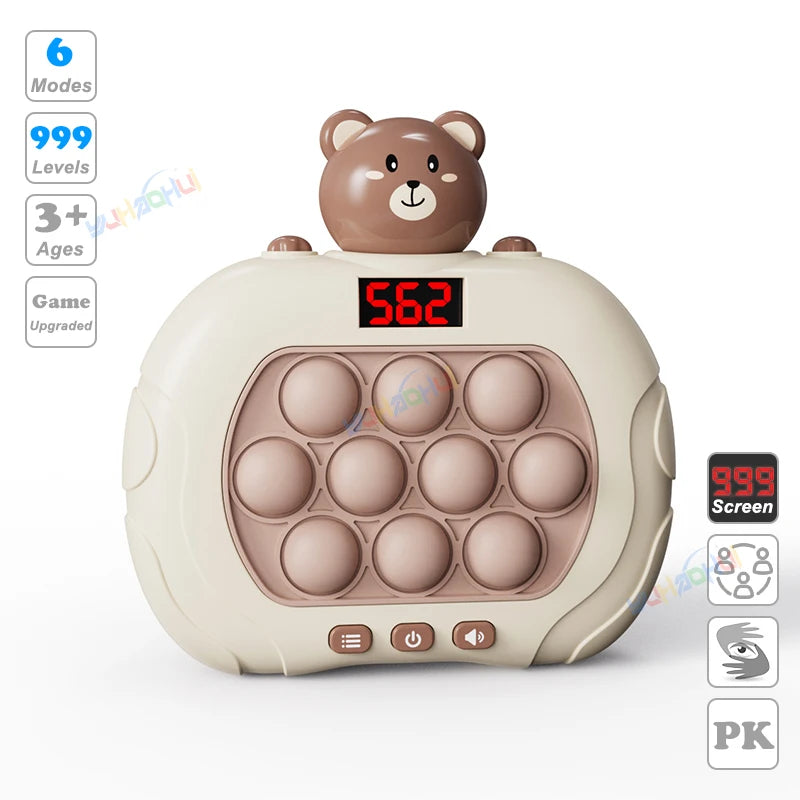 Electronic Pop Light Up Game Handle Toys for Children
