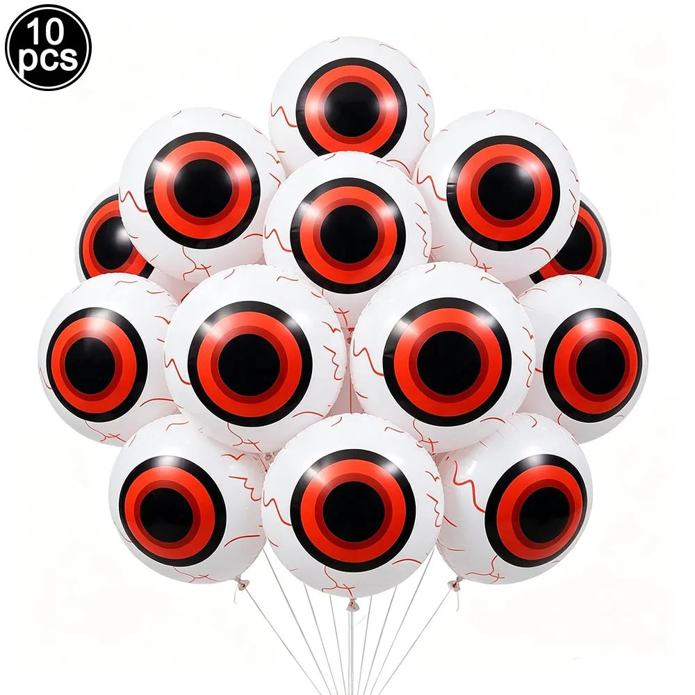 Large Halloween Standing Foil Balloons Haunted House Castle