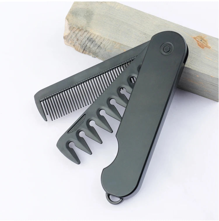 Multifunctional Folding Hair Comb Wide Tooth Oil