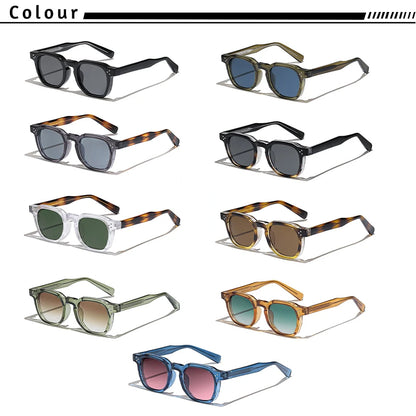HBK New Square Retro Sunglasses Men Fashion