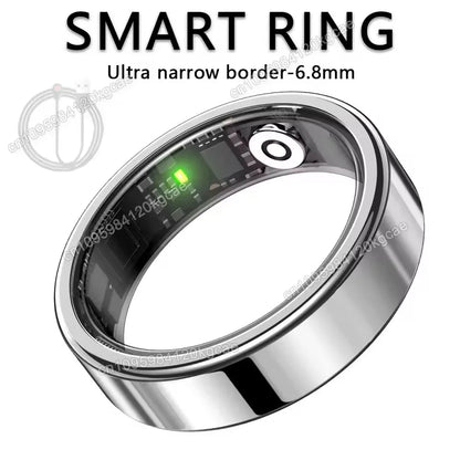 New Smart Ring Heart Rate Blood Pressure Sleep Monitoring