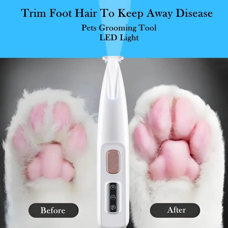 Pet Paw Electric Shaver Dog Trimmer Clipper Hair