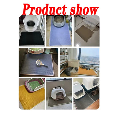 Cat Litter Mat Size Waterproof Pet Toilet Litter Trapping