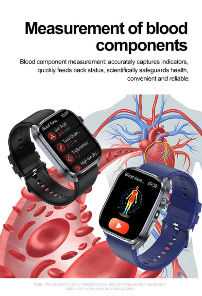 New AI Health Care Accurate detection ECG Smart Watch
