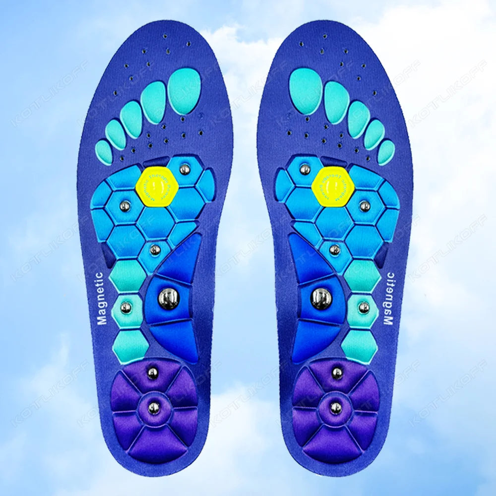 Medical Magnetic Therapy Sports Insoles Massage Foot