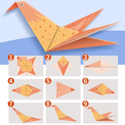 Origami Kit with 30/96 Sheets Paper & Guide Book