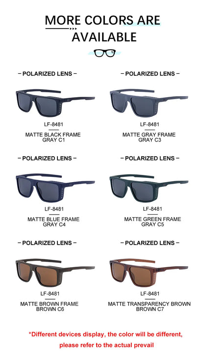 Vintage Polarized Sunglasses Men Fashion Square Eyewear
