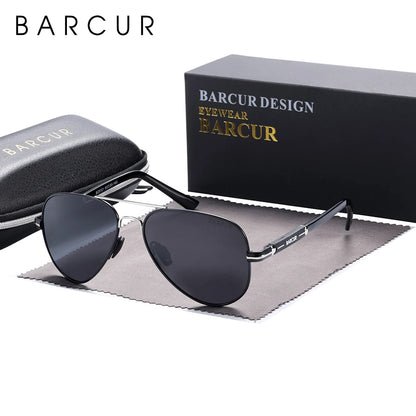 Men Sunglasses Pilot Polarized Sun glasses