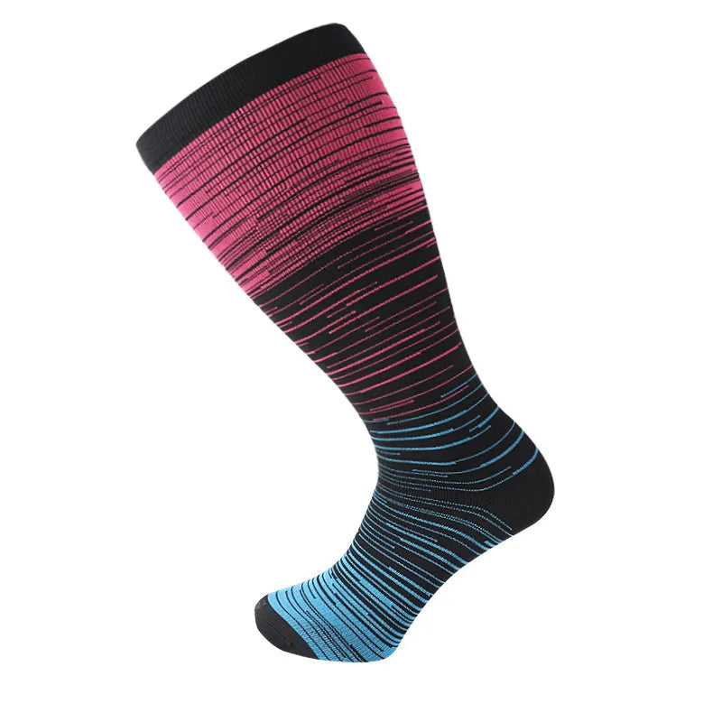 Compression Socks for Women Men 20-30 mmHg Wide Calf